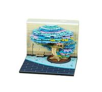 Twenty Twenty Six Spring Jungle Paper Art Schedule Weekly Planner with Detachable Notes Ideal for Time Management and Office Deck Spring Jungle Desk Deck
