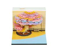 Twenty Twenty Six Spring Jungle Paper Art Schedule Weekly Planner with Detachable Notes Ideal for Time Management and Office Deck Spring Jungle Desk Deck