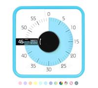 TWENTY5 SEVEN Compte à rebours de 19,1 cm ; minuterie visuelle de 60 Minutes et 1 Heure - Outil pédagogique en Salle de Classe, réunion de Bureau, Horloge de Compte à rebours mécanique pour Enfants,