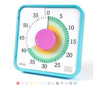 TWENTY5 Seven Compte à rebours de 19 cm ; minuterie visuelle de 60 Minutes et 1 Heure - Outil pédagogique en Salle de Classe, réunion de Bureau, du Temps magnétique, coloré