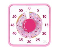 TWENTY5 SEVEN Minuteur compte à rebours 19,1 cm, minuteur visuel 60 minutes 1 heure pour outil d'enseignement en classe réunion de bureau, horloge de compte à rebours mécanique pour enfants gestion du