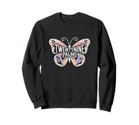 Twentynine Palms Butterfly - California Desert City Word Art Sweatshirt