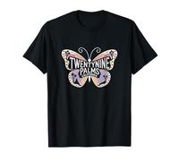 Twentynine Palms Butterfly - California Desert City Word Art T-Shirt