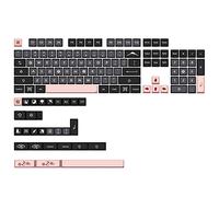 Tweovnai 132 Touches NightSakura Keycap Pbt XDA Keycaps pour Dz60/RK61/Gk64/68/75/84/96/104 MéCanique Key Cap