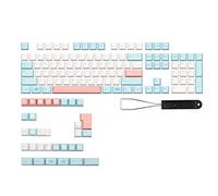 Tweovnai 135 Clé ISO NoëL PBT Subb Touche Ensemble de Touches de Profil de Cerise pour QWERTZ AZERTY MX Capuchon de Clé