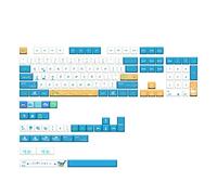Tweovnai 137 Touches XDA Keycaps PBT Keycap Set pour Cherry Gateron MX Switches DIY Claviers MéCaniques PersonnaliséS