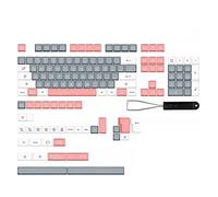 Tweovnai 139 Touches Keycaps PBT Sublimation Keycaps pour MX Switch Convient 61 64 68 87 96 104 108 MéCanique, B