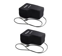 Tweovnai 2 PièCes Big USB Enter Key Anti Stress Button Decompression Computer Any Vent Pillows Desktop Pillow pour Programmer, Noir