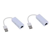 Tweovnai 2X Carte de L'Adaptateur de Reseau Filaire Ethernet 10/100 USB vers LAN RJ45