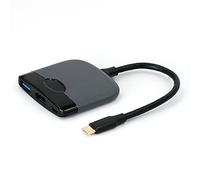 Tweovnai 3 en 1 USB C Hub TV Dock pour Commutateur Station D' Portable Type C vers HD 4K USB 3.0 Hub