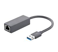 Tweovnai Adaptateur RéSeau sans Pilote USB 2.5G Adaptateur RéSeau USB3.0 vers RJ45 LAN 2500Mbps pour Ordinateur