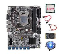 Tweovnai B75 ETH Mining Motherboard 12XUSB+G1610 CPU+MSATA SSD 64G+Switch Cable+SATA Cable+CPU Cooling Fan BTC Miner Motherboard