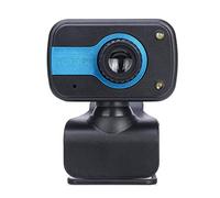 Tweovnai CaméRa USB V3 HD avec Microphone IntéGré CaméRa VidéO pour Ordinateur sans Lecteur - Noir Bleu