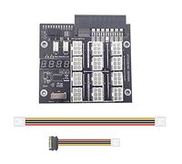 Tweovnai Carte de DéRivation MinièRe Module d'alimentation de Connecteur 12 Ports 6Pin pour 500W 800W 1400W 1600W PSU pour Carte Graphique GPU