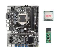 Tweovnai Carte MèRe B75 USB ETH Mining 8XUSB3.0 + G620 CPU + Carte de Commutation LGA1155 DDR3 MSATA USB3.0 B75 USB BTC Miner Carte MèRe