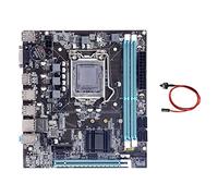 Tweovnai Carte MèRe H61 + Câble de Commutation LGA1155 M.2 NVME DDR3 PCIE 16X pour Bureau à Domicile pour Carte MèRe de PUBG