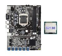 Tweovnai Carte MèRe MinièRe B75 12USB ETH + Carte MèRe G2130 12XPCIE vers USB3.0 DDR3 MSATA LGA1155 B75 BTC Mineur