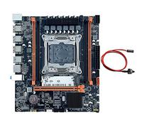 Tweovnai Carte MèRe X99 avec Câble de Commutation B85 LGA2011-3 4X DDR4 REG ECC RAM M.2 PCIE SATA3.0 pour Processeur E5 2650V3 2680V3 2620V3