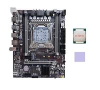 Tweovnai Carte MèRe X99 LGA2011-3 Carte MèRe D'Ordinateur Prend en Charge la MéMoire RAM DDR4 ECC avec Processeur E5 2609 V3 + Tampon Thermique