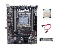 Tweovnai Carte MèRe X99 LGA2011-3 Prise en Charge de la Carte MèRe D'Ordinateur DDR4 ECC RAM avec E5 2650 V3 CPU + M.2 NVME SSD 128G + Câble SATA