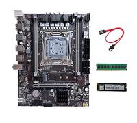 Tweovnai Carte MèRe X99 LGA2011-3 Prise en Charge de la Carte MèRe D'Ordinateur RAM DDR4 avec SSD M.2 128G + DDR4 4G 2133 MHz RAM + Câble SATA