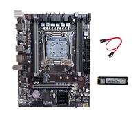 Tweovnai Carte MèRe X99 LGA2011-3 Prise en Charge de la Carte MèRe D'Ordinateur Xeon E5 V3 V4 SéRie CPU avec M.2 SSD 128G + Câble SATA