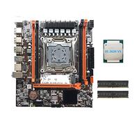 Tweovnai Carte MèRe X99H LGA2011-3 Prise en Charge de la Carte MèRe D'Ordinateur MéMoire RAM DDR4 avec CPU E5 2620 V3 + 2XDDR4 4G 2133 MHz RAM