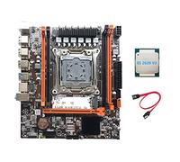 Tweovnai Carte MèRe X99H LGA2011-3 Prise en Charge de la Carte MèRe D'Ordinateur Xeon E5 2678 2666 V3 Series CPU avec E5 2620 V3 CPU + Câble SATA