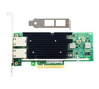 Tweovnai Carte RéSeau Haute Performance X540-T2 avec de Puces X540 10 GBS, Carte RéSeau de Bureau RJ45 Dualport PCI-Ex8 Server