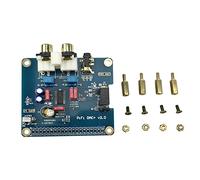 Tweovnai Carte Son NuméRique I2S Carte Audio Analogique sans Perte Carte D'Extension de Carte Audio HiFi DAC pour 3B + 4B