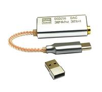 Tweovnai DAC ES9318 USB Type C Casque Adaptateur HiFi DéCodage AMP Adaptateur Carte Son pour Android Type C à 3.5 MM