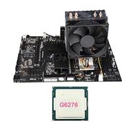 Tweovnai Ensemble de Carte MèRe X89 avec 6276 CPU + Ventilateur de Refroidissement CPU DDR3 ECC/REG DIMM RAM SATA2 USB3.0 pour AMD Opteron 6100/6200/6300 CPU