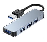Tweovnai Hub USB 3.0, Adaptateur de Hub de DonnéEs USB 4 Ports RéPartiteur USB Ultra Mince pour, Ordinateurs Portables, CléS USB, Disque Dur Mobile