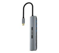Tweovnai Hub USB C, Station D' USB C, Adaptateur de Station D' USB C 9 en 1 avec 4K, VGA, pour Ordinateurs Portables Pro/Air et USB-C