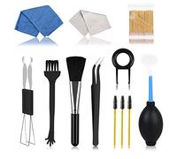 Tweovnai Kit de Nettoyage de Clavier 12 en 1 Kit de Nettoyage de TéLéPhone PC Nettoyant pour Clavier, Extracteur de Touches Ensemble de Brosses de Nettoyage pour éCouteurs