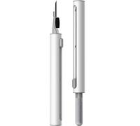 Tweovnai Kit de Nettoyage pour éCouteurs, Stylo de Nettoyage pour éCouteurs 3 en 1, pour Appareil Photo, Outil de Nettoyage de Petits Trous-Blanc