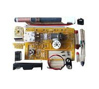 Tweovnai Kits de Bricolage 2P2 Tube éLectronique Lampe Simple Radio à Ondes Moyennes Kits Radio 2P3