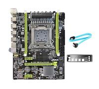 Tweovnai Mise à Niveau de la Carte MèRe X79 X79 Pro + DéFlecteur + Câble SATA M.2 NVME LGA2011 DDR3 Prise en Charge E5-2650 2660 2680 CPU pour PUBG