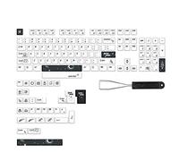 Tweovnai Outer Space Keycaps Cherry Profile Keycap pour Gk61/64/68/108 GMMK Pro de MéCanique Iso Key Cap, Anglais