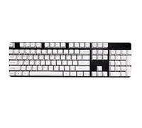 Tweovnai PBT Blanc Gravé éPaissi Mat Clavier MéCanique Personnalité Capuchon de Clé Opaque Capuchon de Clé 87/104/108