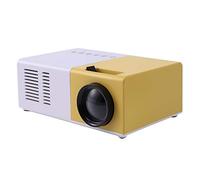 Tweovnai Projecteur Portable J9 1080P HD Projecteur Mini CinéMa CinéMa MultiméDia avec Accessoires Câble TéLéCommande Bureau Projecteur Prise EuropéEnne