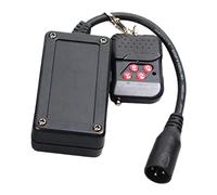 Tweovnai RéCepteur de TéLéCommande sans XLR Portable 3 Broches pour Machine à Brouillard de FuméE RéCepteur de ContrôLeur de ScèNe DJ BuéE 400W 900