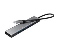 Tweovnai Station D' de Type C 1 Glisser 4 Adaptateur HUB Multifonctionnel USB3.0 pour Adaptateur de Câble RéPartiteur