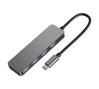 Tweovnai Type C HUB 4 Ports USB 3.0 Adaptateur RéPartiteur 5 Gbps Transmission Haute Station D' pour Ordinateurs Portables