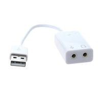 Tweovnai USB 2.0 Virtual 2.1 Adaptateur Carte Son Canal Audio 7.1