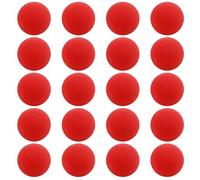Tweozhui 20 pièce Balle Mousse Balles en Mousse Magiques Rouges, Diamètre 4,5 cm, pour Spectacles de Magie, Petites Boules en Éponge Douces et Élastiques, Accessoires de Magie pour Débutants