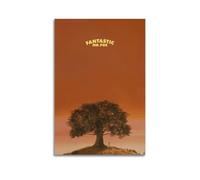 TWERGWG Fantastic Mr. Fox Poster mural sur toile esthétique vintage avec musique et films décoratifs pour salon, chambre à coucher, 20 x 30 cm, style sans cadre