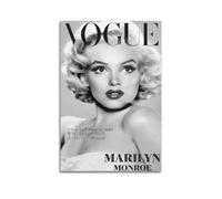TWERGWG Marilyn Monroe Poster mural sur toile style rétro avec musique et films décoratifs pour salon, chambre à coucher, 30 x 45 cm