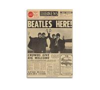 TWERGWG Poster mural sur toile Erik The Beatles Abbey Road (14) - Impression sur toile décorative vintage avec musique et films - Pour salon, chambre à coucher - 30 x 45 cm - Style sans cadre