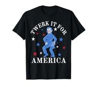 Twerk It for America Humour Patriotique drôle Adulte 4 Juillet T-Shirt